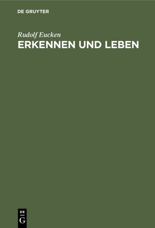 Produktbild: Erkennen und Leben
