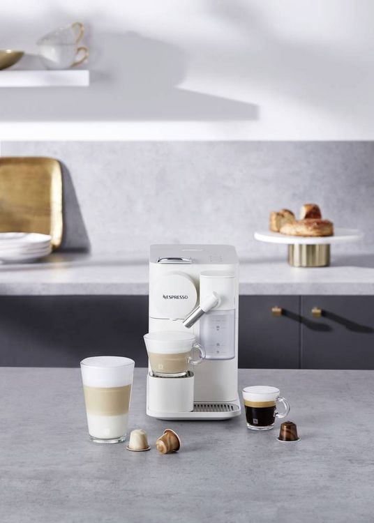 Produktbild: DeLonghi EN 510.W Lattissima One Evo Kapselmaschine Wei&szlig; 132193452