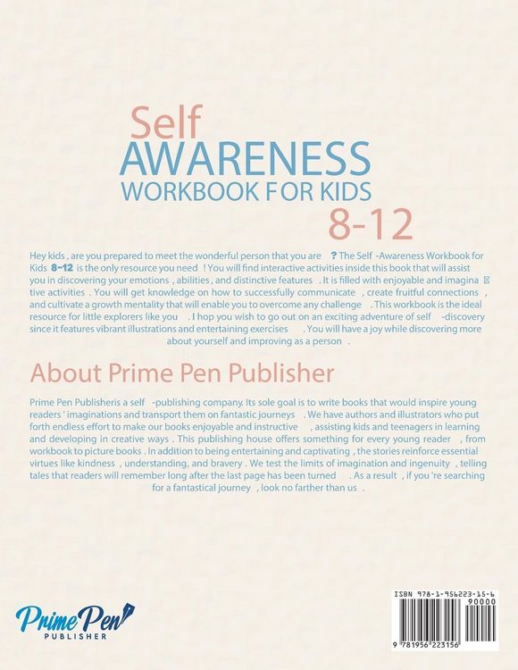 Produktbild: Self-awareness Workbook for Kids 8-12