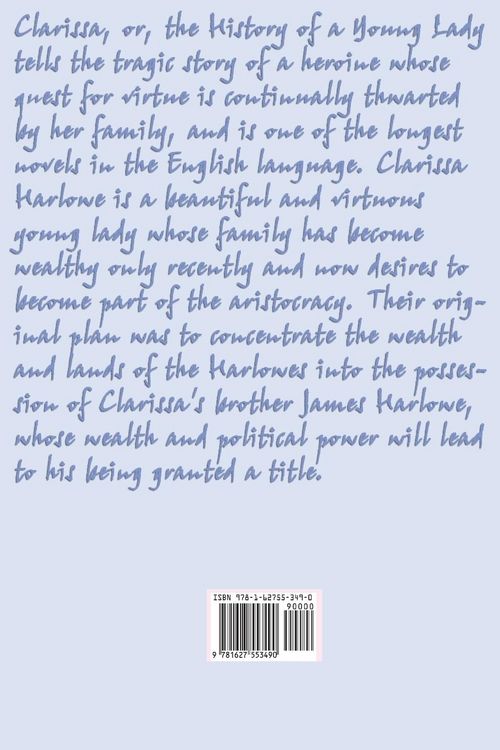 Produktbild: Clarissa Harlowe -Or- The History of a Young Lady -Vol. 1-