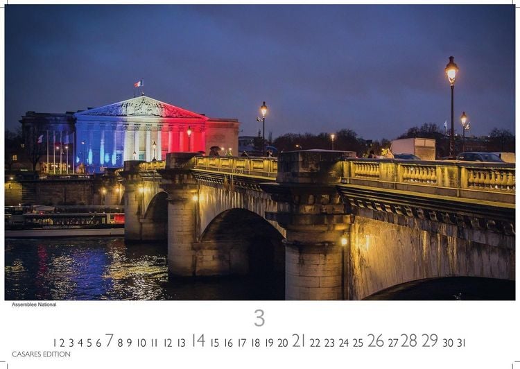 Produktbild: Paris Kalender 2027 &ndash; Wandkalender | Fotokalender Frankreich 24x35cm - Entdecken Sie den faszinierenden Charme von Paris &ndash; mit beeindruckenden Fotos