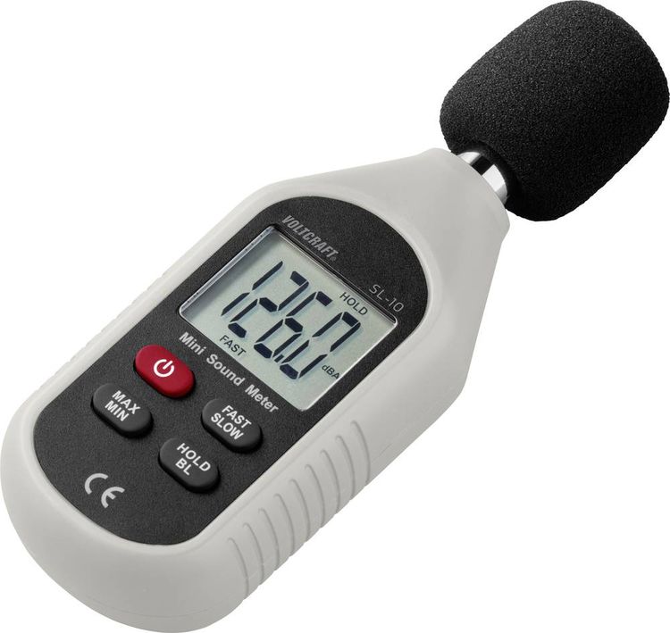 Produktbild: VOLTCRAFT Schallpegel-Messger&auml;t SL-10 30 - 130 dB 31.5Hz - 8kHz