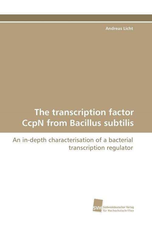 Produktbild: The transcription factor CcpN from Bacillus subtilis