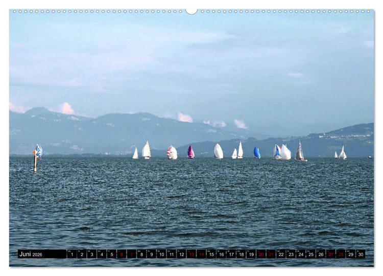 Produktbild: Sehenswerter Bodensee (Wandkalender 2026 DIN A2 quer), CALVENDO Monatskalender