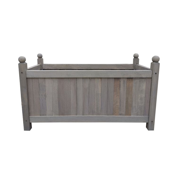 Produktbild: HTI-Living Pflanztrog Pflanzk&uuml;bel Heidi 2 Large Grau Pflanztrog Pflanzk&uuml;bel Heidi 2 Large Grau