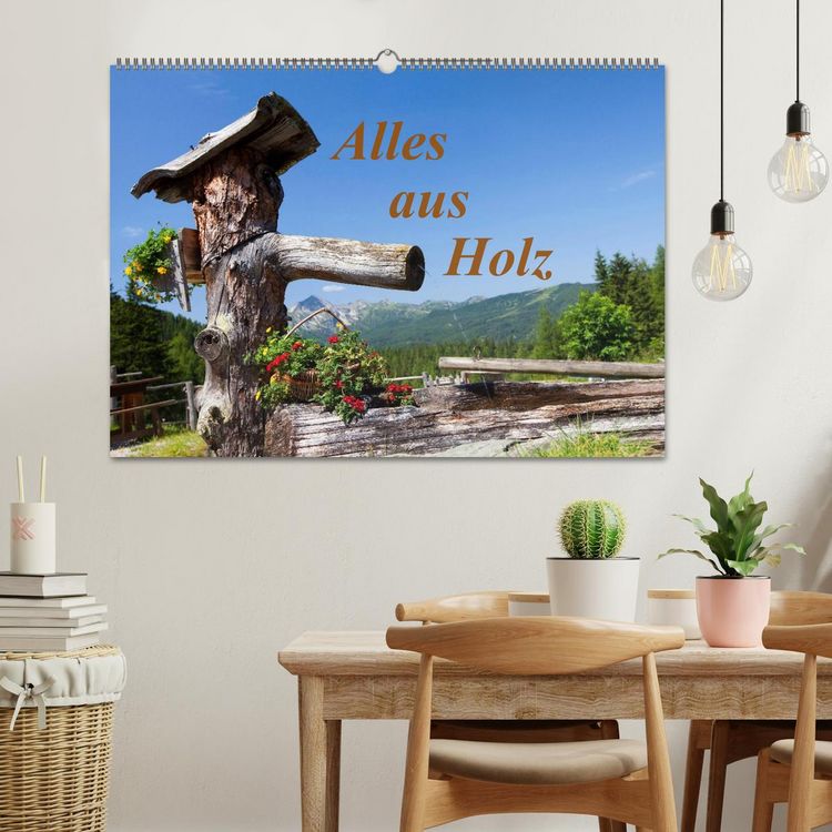 Produktbild: Alles aus Holz (Wandkalender 2026 DIN A2 quer), CALVENDO Monatskalender