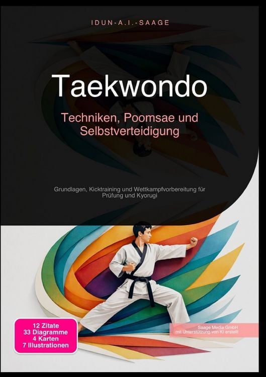 Produktbild: Taekwondo: Techniken, Poomsae und Selbstverteidigung
