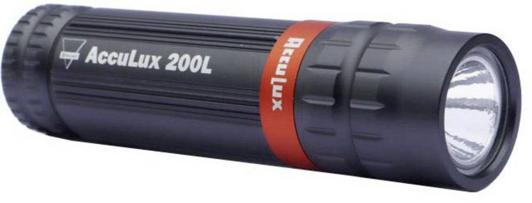 Produktbild: AccuLux 200L LED Taschenlampe batteriebetrieben 200lm 124g