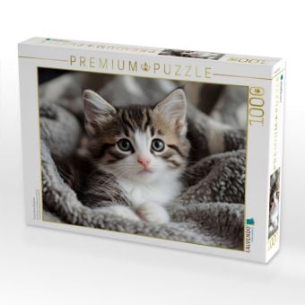 Produktbild: CALVENDO Puzzle S&uuml;sse kleine Babykatze | 1000 Teile Lege-Gr&ouml;&szlig;e 64x48cm Foto-Puzzle f&uuml;r gl&uuml;ckliche Stunden