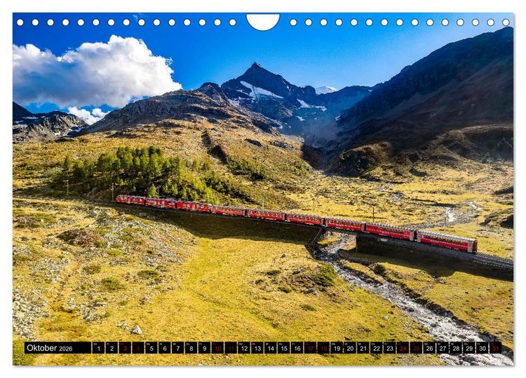 Produktbild: Schweiz - Engadin und Bergell (Wandkalender 2026 DIN A4 quer), CALVENDO Monatskalender