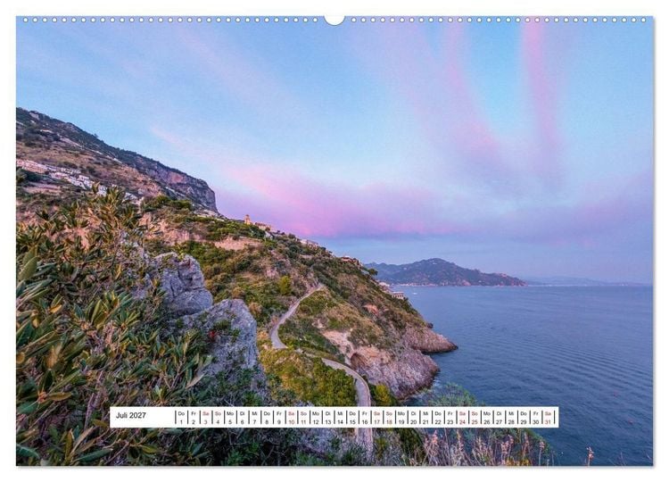 Produktbild: Wundervolle Amalfik&uuml;ste (hochwertiger Premium Wandkalender 2027 DIN A2 quer), Kunstdruck in Hochglanz