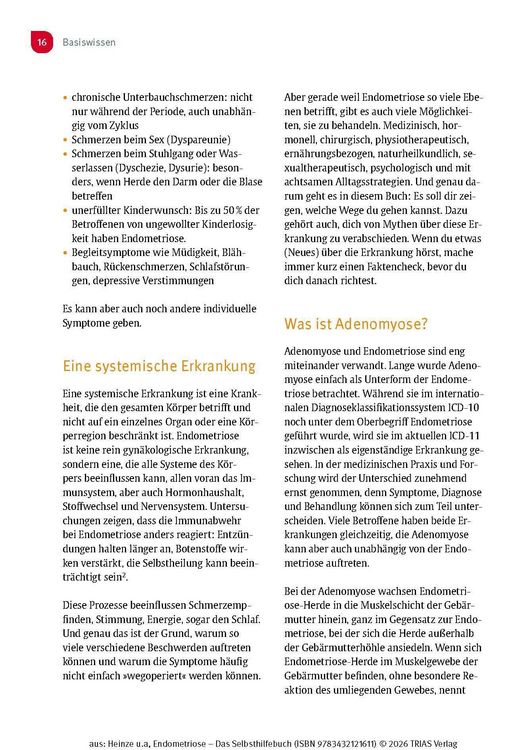 Produktbild: Endometriose - Das Selbsthilfebuch