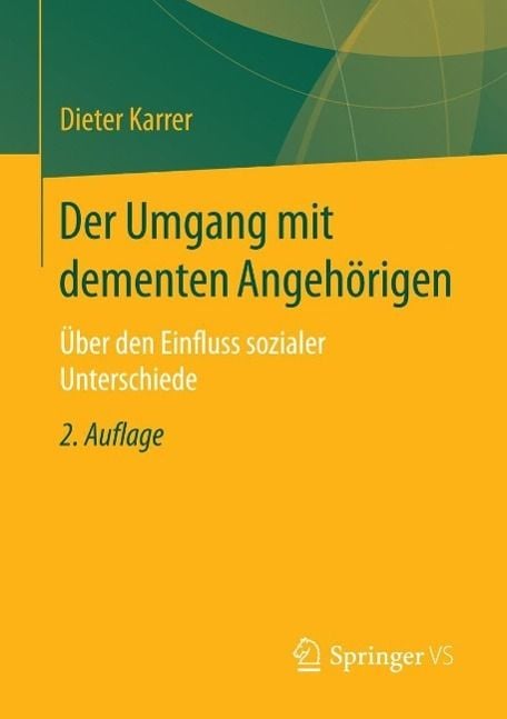 Produktbild: Der Umgang mit dementen Angeh&ouml;rigen