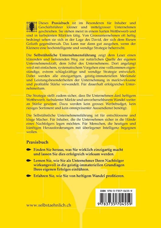 Produktbild: Selbst&auml;hnliche Unternehmensf&uuml;hrung
