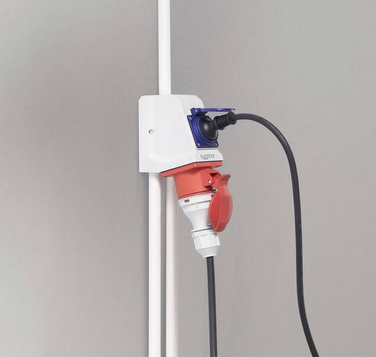 Produktbild: Sygonix SY-6271370 CEE Wandsteckdose 16A 5polig 415 V/AC 1St.