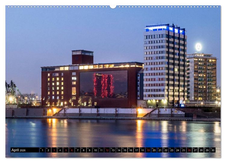 Produktbild: Mannheim Modern. Zeitgen&ouml;ssische Architektur in der Quadratestadt. (Wandkalender 2026 DIN A2 quer), CALVENDO Monatskalender