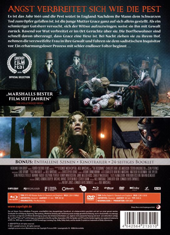 Produktbild: The Reckoning - Limited Collector's Edition im Mediabook (+ DVD)