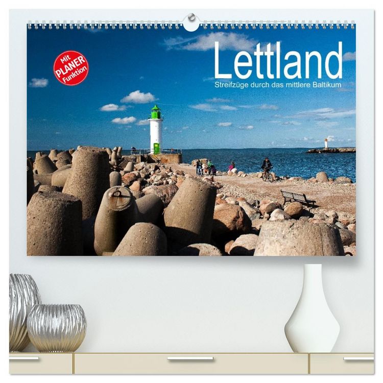 Produktbild: Lettland - Streifz&uuml;ge durch das mittlere Baltikum (hochwertiger Premium Wandkalender 2026 DIN A2 quer), Kunstdruck in Hochglanz