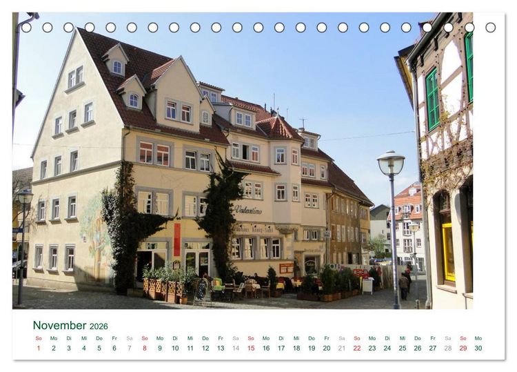 Produktbild: Residenzstadt GOTHA (Tischkalender 2026 DIN A5 quer), CALVENDO Monatskalender
