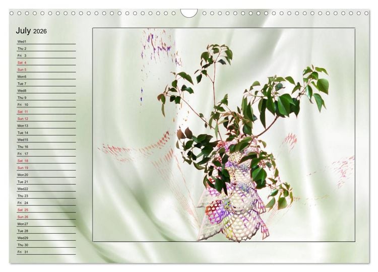 Produktbild: Enchanting Ikebana (Wall Calendar 2026 DIN A3 landscape), CALVENDO 12 Month Wall Calendar