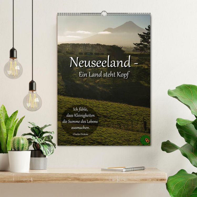 Produktbild: Neuseeland - Ein Land steht Kopf (Wandkalender 2026 DIN A2 hoch), CALVENDO Monatskalender