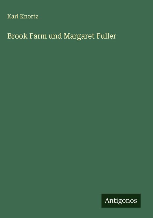 Produktbild: Brook Farm und Margaret Fuller