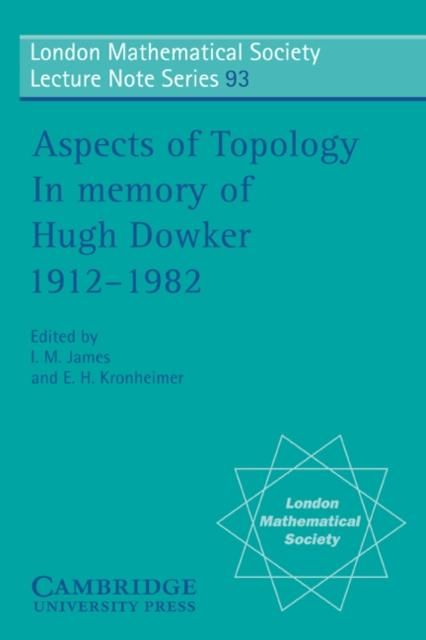 Produktbild: Aspects of Topology