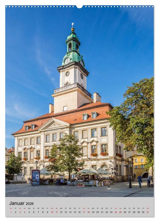 Produktbild: JELENIA G&Oacute;RA Hirschberg und idyllisches Umland (hochwertiger Premium Wandkalender 2026 DIN A2 hoch), Kunstdruck in Hochglanz