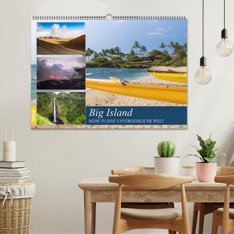 Produktbild: Big Island - Reise in eine unvergessliche Welt (Wandkalender 2026 DIN A2 quer), CALVENDO Monatskalender
