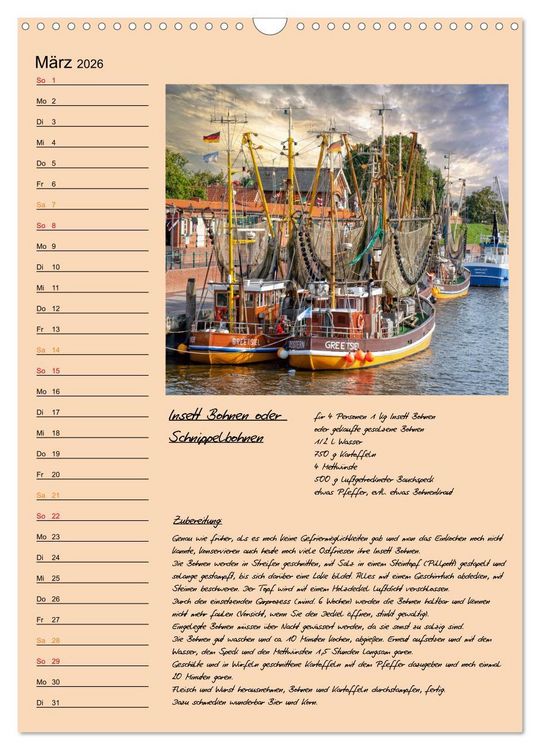 Produktbild: Ostfriesland - Appetit auf mehr (Wandkalender 2026 DIN A3 hoch), CALVENDO Monatskalender