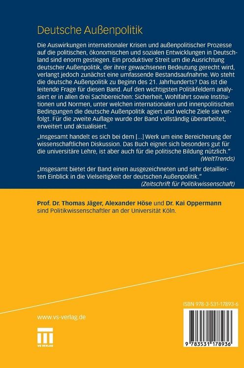 Produktbild: Deutsche Au&szlig;enpolitik