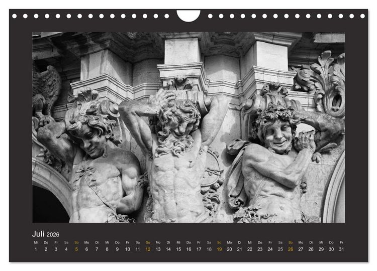 Produktbild: Dresdens stille Gesten (Wandkalender 2026 DIN A4 quer), CALVENDO Monatskalender