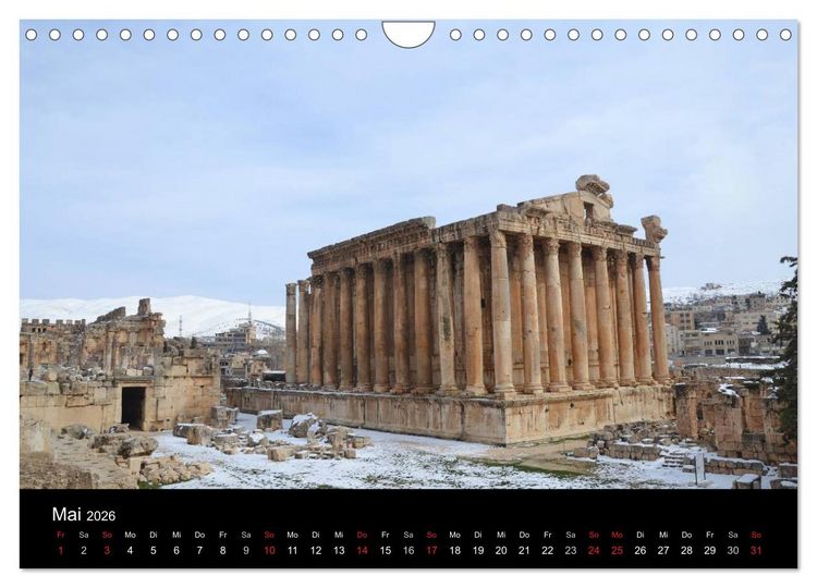 Produktbild: LIBANON 2026 (Wandkalender 2026 DIN A4 quer), CALVENDO Monatskalender