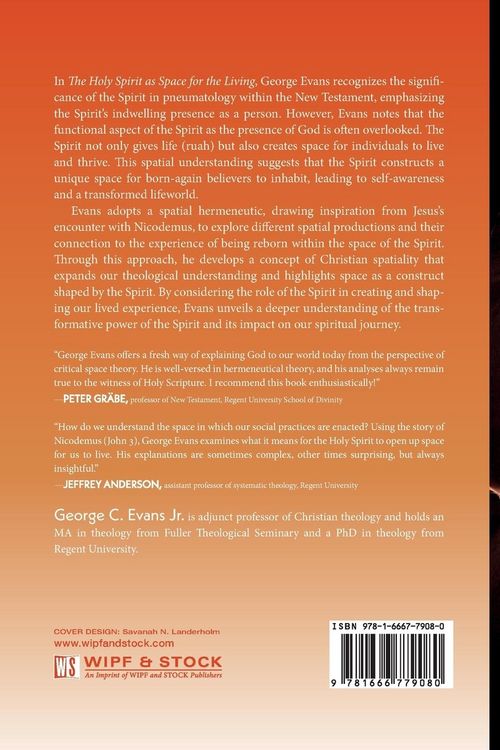 Produktbild: The Holy Spirit as Space for the Living