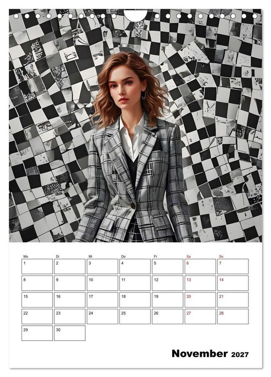 Produktbild: Schachspiel der Mode (Wandkalender 2027 DIN A4 hoch), CALVENDO Monatskalender