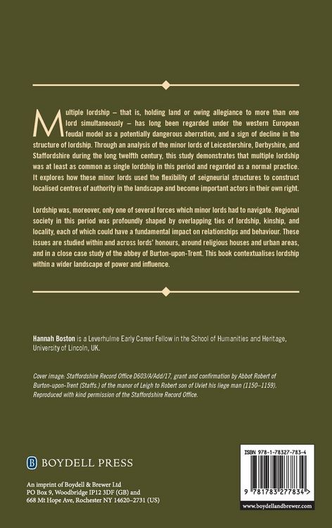 Produktbild: Lordship and Locality in the Long Twelfth Century