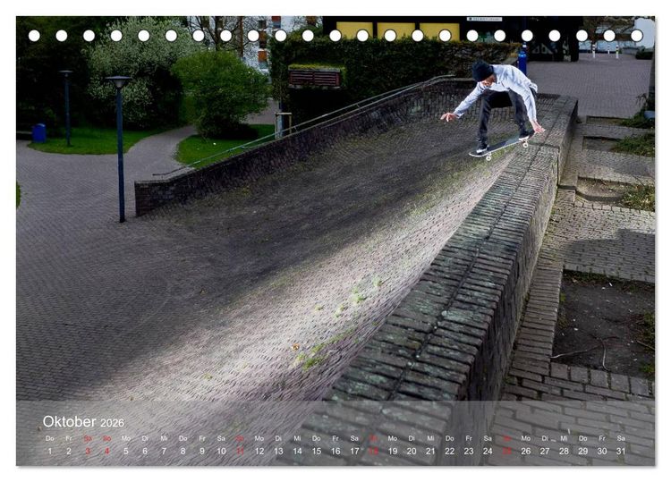 Produktbild: THIS IS SKATEBOARDING 2026 (Tischkalender 2026 DIN A5 quer), CALVENDO Monatskalender
