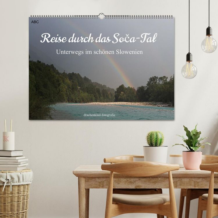 Produktbild: Reise durch das Soca-Tal - Unterwegs im sch&ouml;nen Slowenien (Wandkalender 2026 DIN A2 quer), CALVENDO Monatskalender