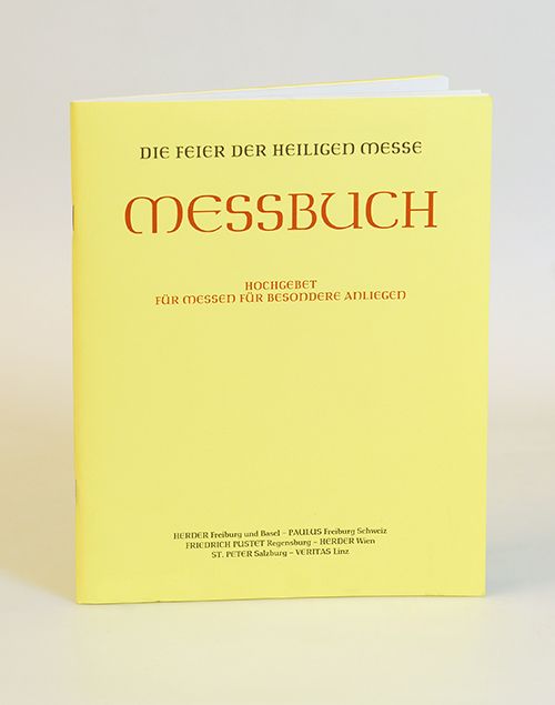 Produktbild: Messbuch f&uuml;r die Bist&uuml;mer des deutschen Sprachgebietes. Authentische... / Hochgebet f&uuml;r Messen f&uuml;r besondere Anliegen