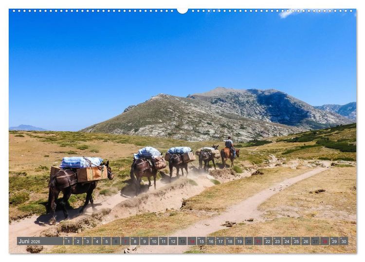 Produktbild: Weitwandern auf Korsika GR 20 (hochwertiger Premium Wandkalender 2026 DIN A2 quer), Kunstdruck in Hochglanz