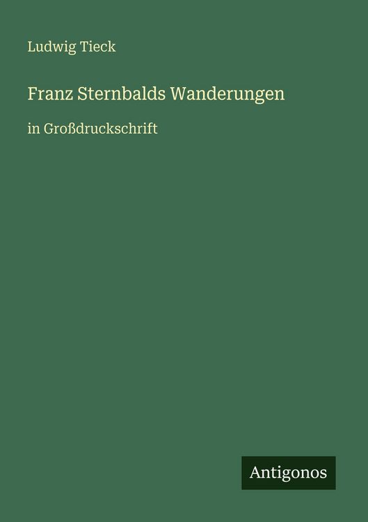 Produktbild: Franz Sternbalds Wanderungen