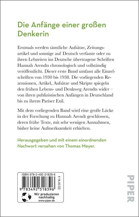 Produktbild: Vortr&auml;ge und Aufs&auml;tze 1930&ndash;1938