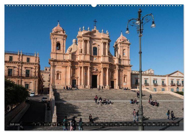 Produktbild: Sizilien &ndash; Landschaft und Architektur (Wandkalender 2026 DIN A2 quer), CALVENDO Monatskalender