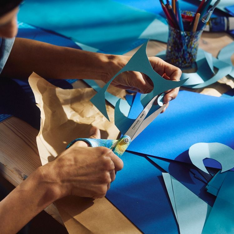 Produktbild: Fiskars Universalschere, MoMA Starry Night, 21cm