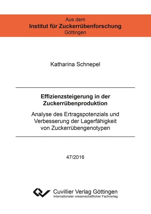 Produktbild: Effizienzsteigerung in der Zuckerrübenproduktion