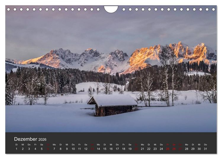 Produktbild: Der Wilde Kaiser, das Kletterparadies bei Kitzb&uuml;hel (Wandkalender 2026 DIN A4 quer), CALVENDO Monatskalender