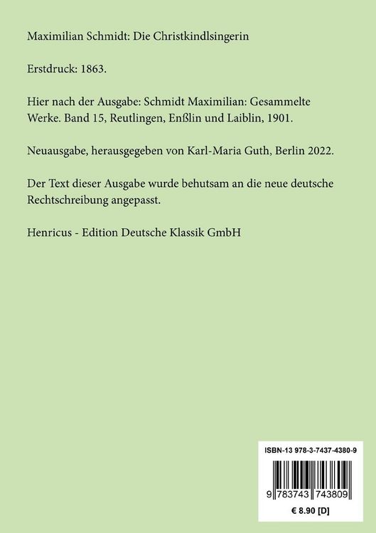 Produktbild: Die Christkindlsingerin