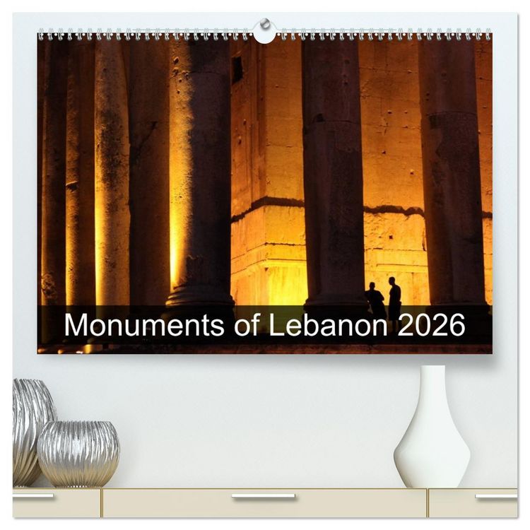 Produktbild: Monuments of Lebanon 2026 (High Quality Premium Wall Calendar 2026 DIN A2 landscape),CALVENDO 12 Month Wall Calendar