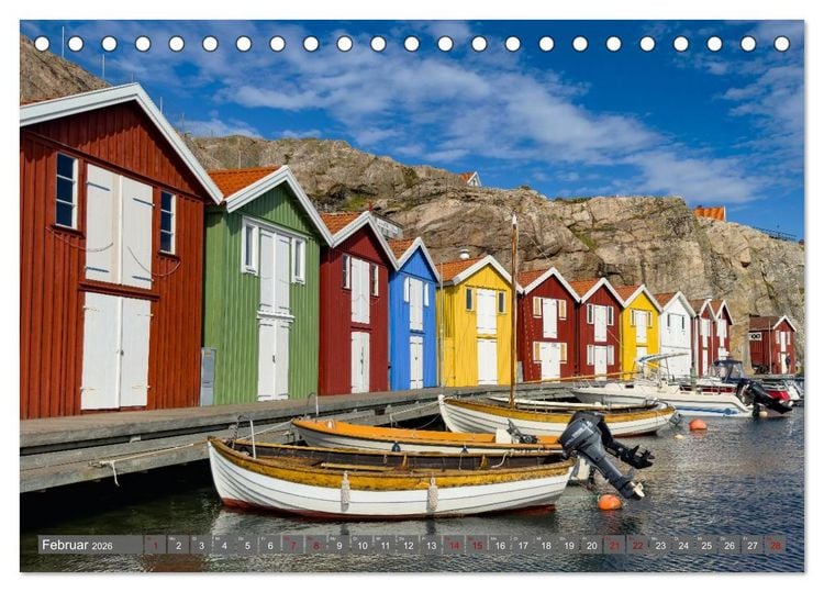 Produktbild: SCHWEDEN wild-romantisch (Tischkalender 2026 DIN A5 quer), CALVENDO Monatskalender