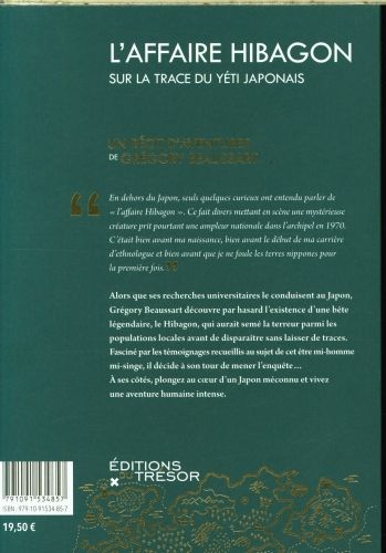 Produktbild: L'affaire Hibagon : sur la trace du y&eacute;ti japonais